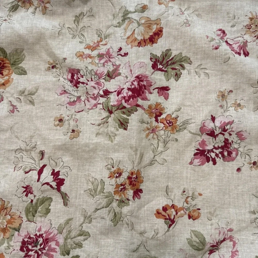 Pillow Shams 2 Nautica Savannah Shabby Cottage Farmhouse French Country Floral